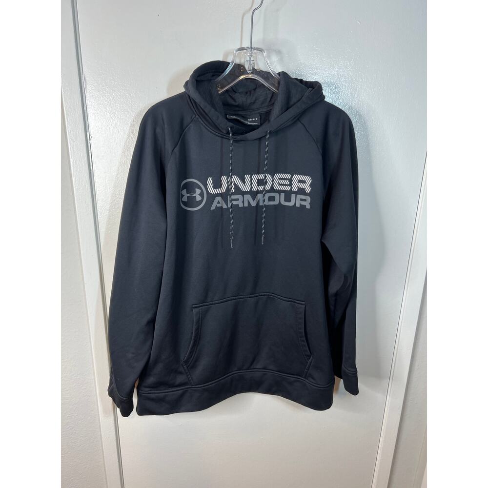 Under Armour Men's Coldgear Loose Hoodie Sweatshirt Black ~ Size L